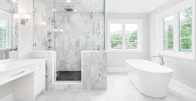 Full Shower Remodel in Hickory