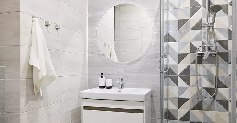 Small Master Bathroom Remodel in Hickory